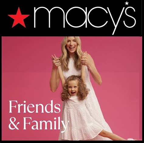 when is the next friends and family sale at macy's